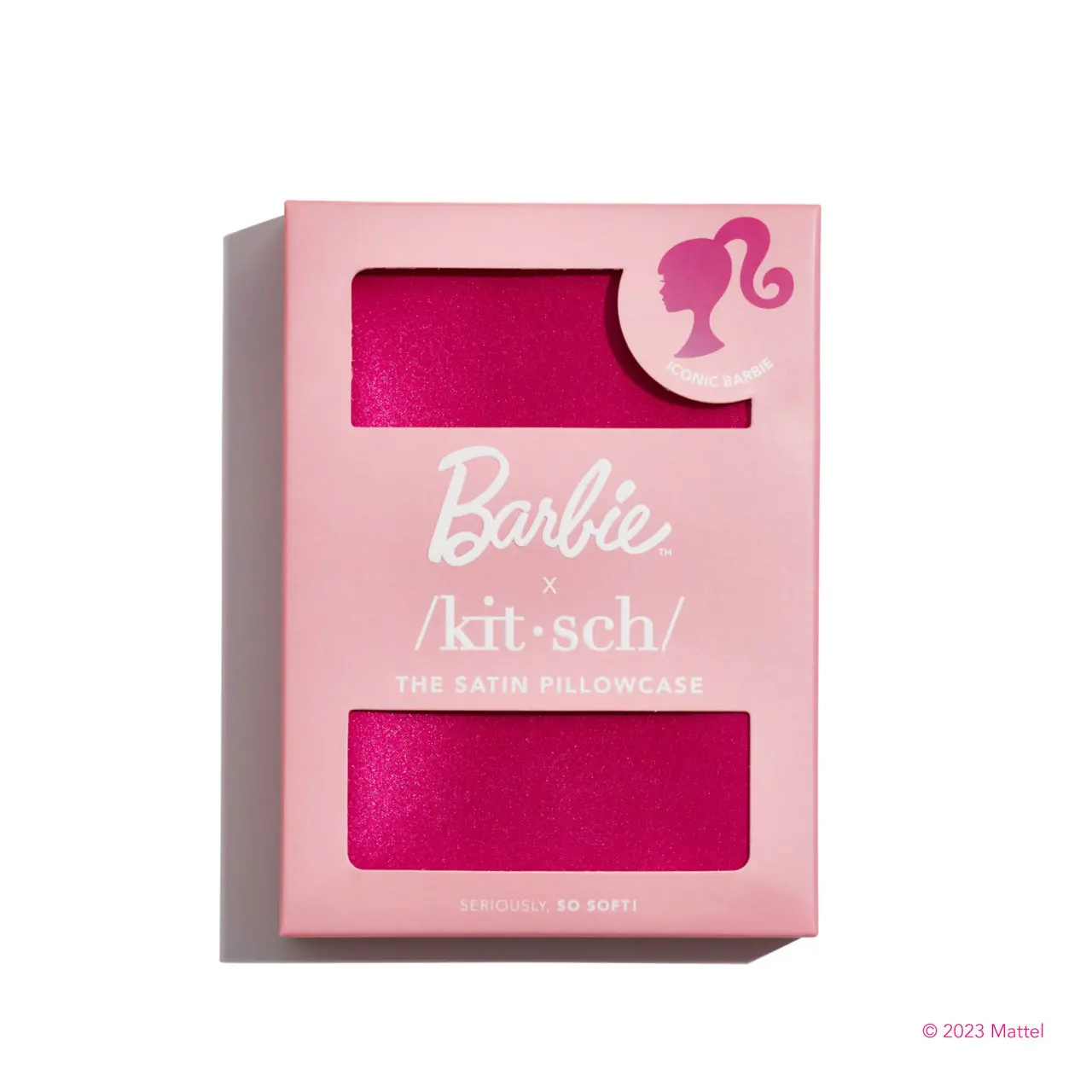 Barbie™ x Kitsch Satin Pillowcase Barbie™ Pink - Standard/Queen Size